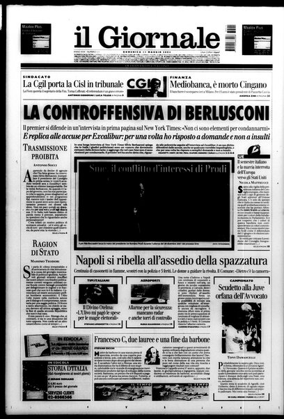 Il giornale : quotidiano del mattino